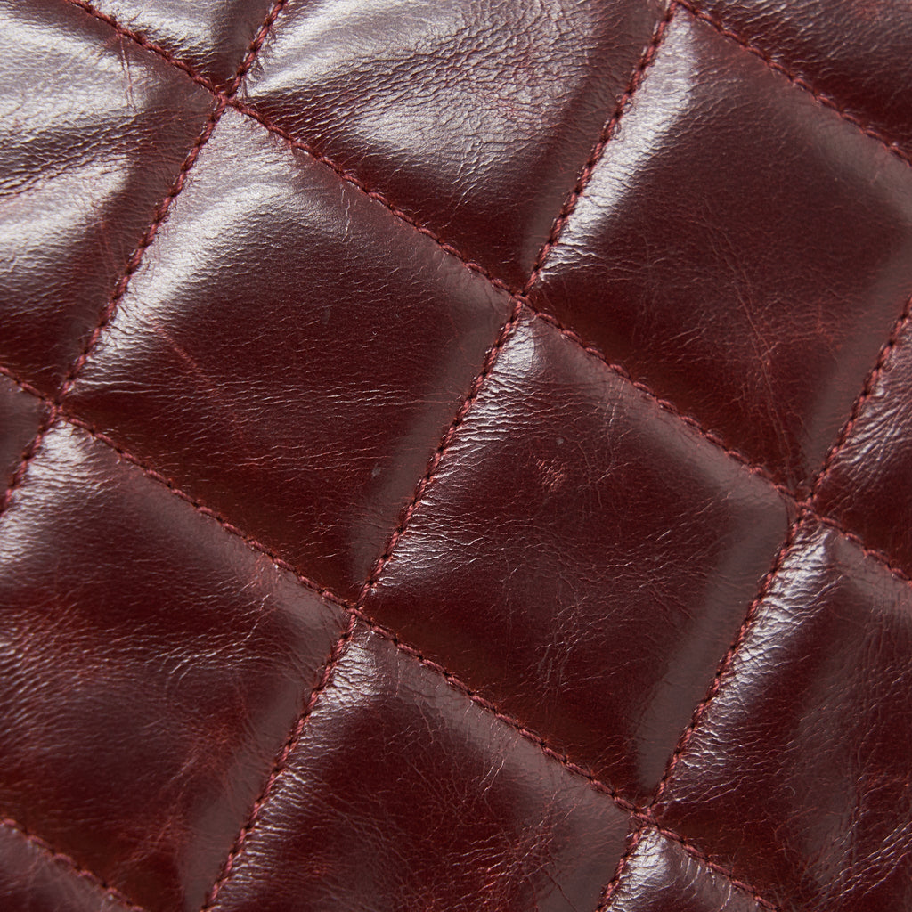 Chanel Quilted Shoulder Flap Bag Lambskin Red