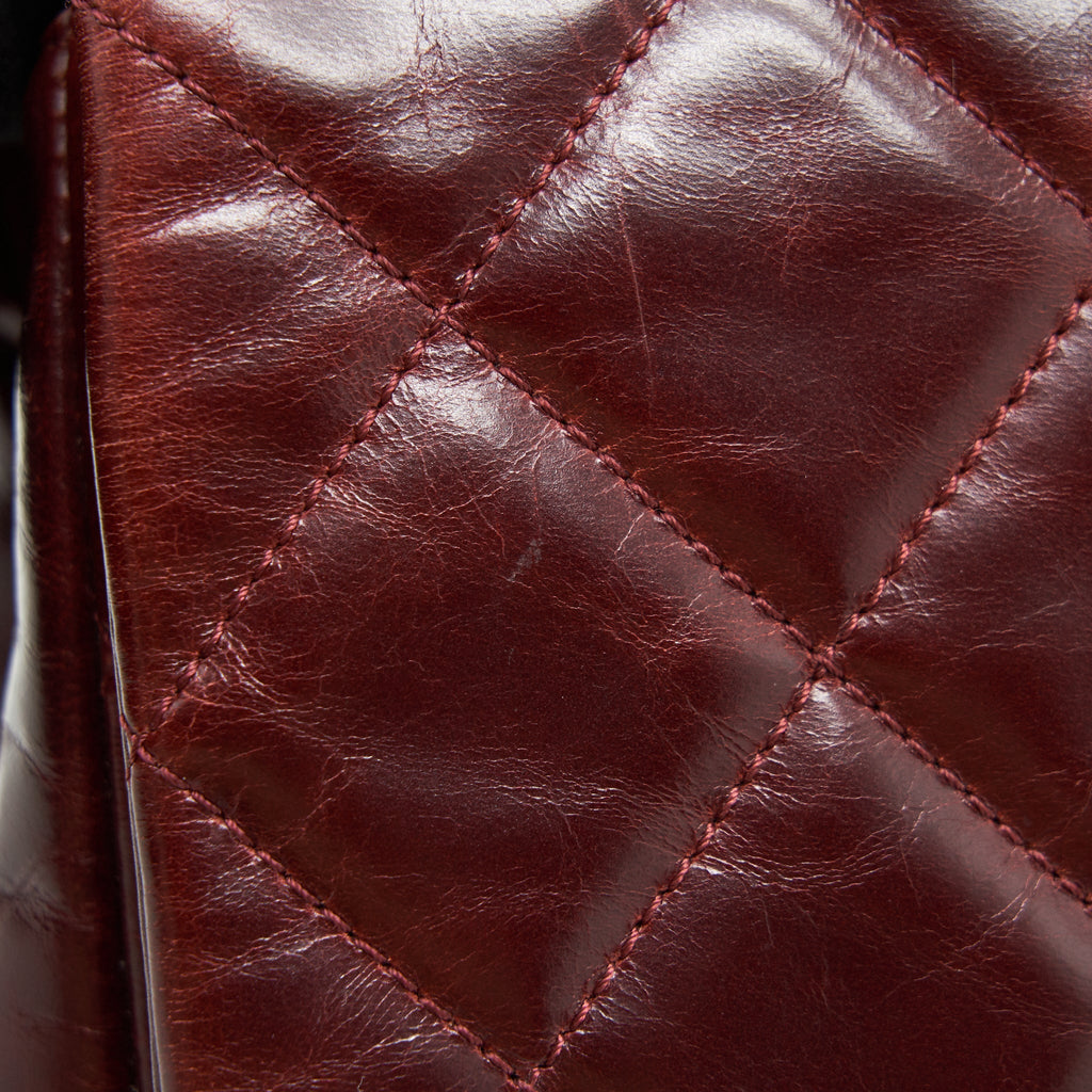 Chanel Quilted Shoulder Flap Bag Lambskin Red