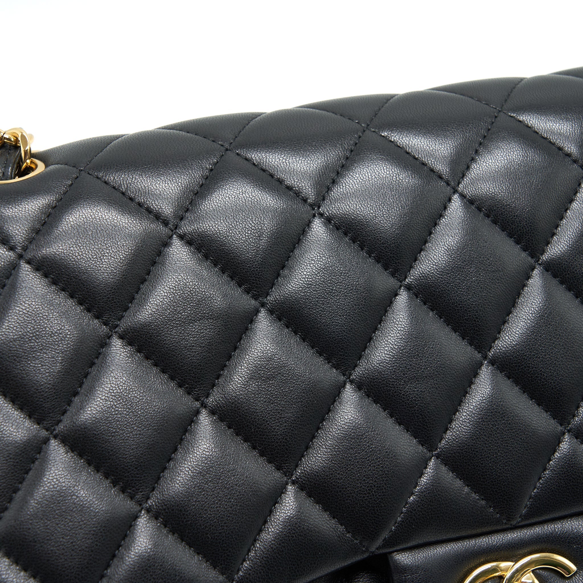 Chanel Jumbo Classic Double Flap Bag Lambskin Black
