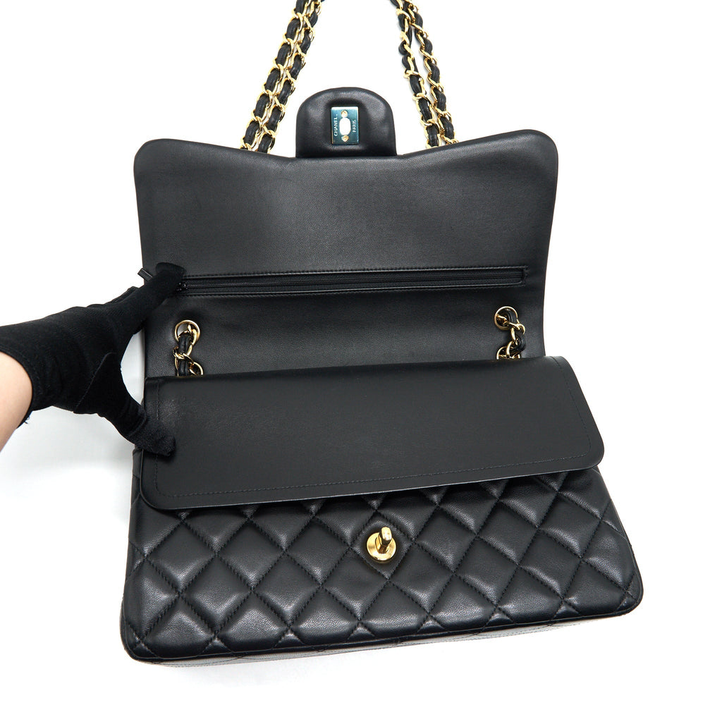 Chanel Jumbo Classic Double Flap Bag Lambskin Black