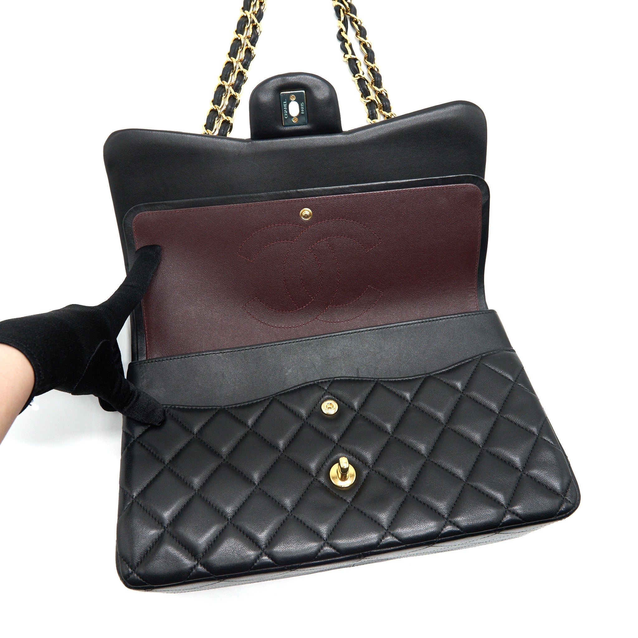 Chanel Jumbo Classic Double Flap Bag Lambskin Black