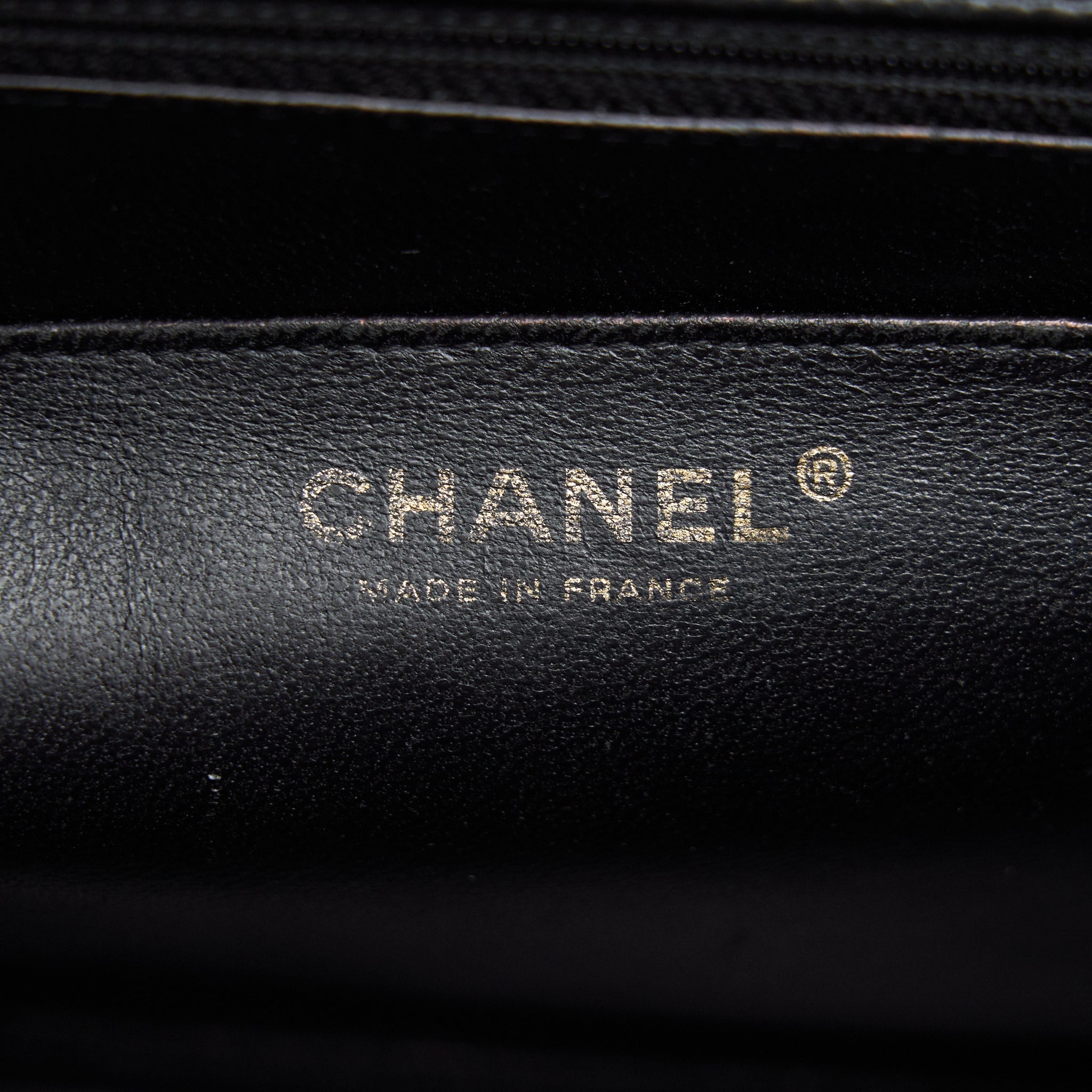 Chanel Vintage Jumbo Single Flap Caviar Black
