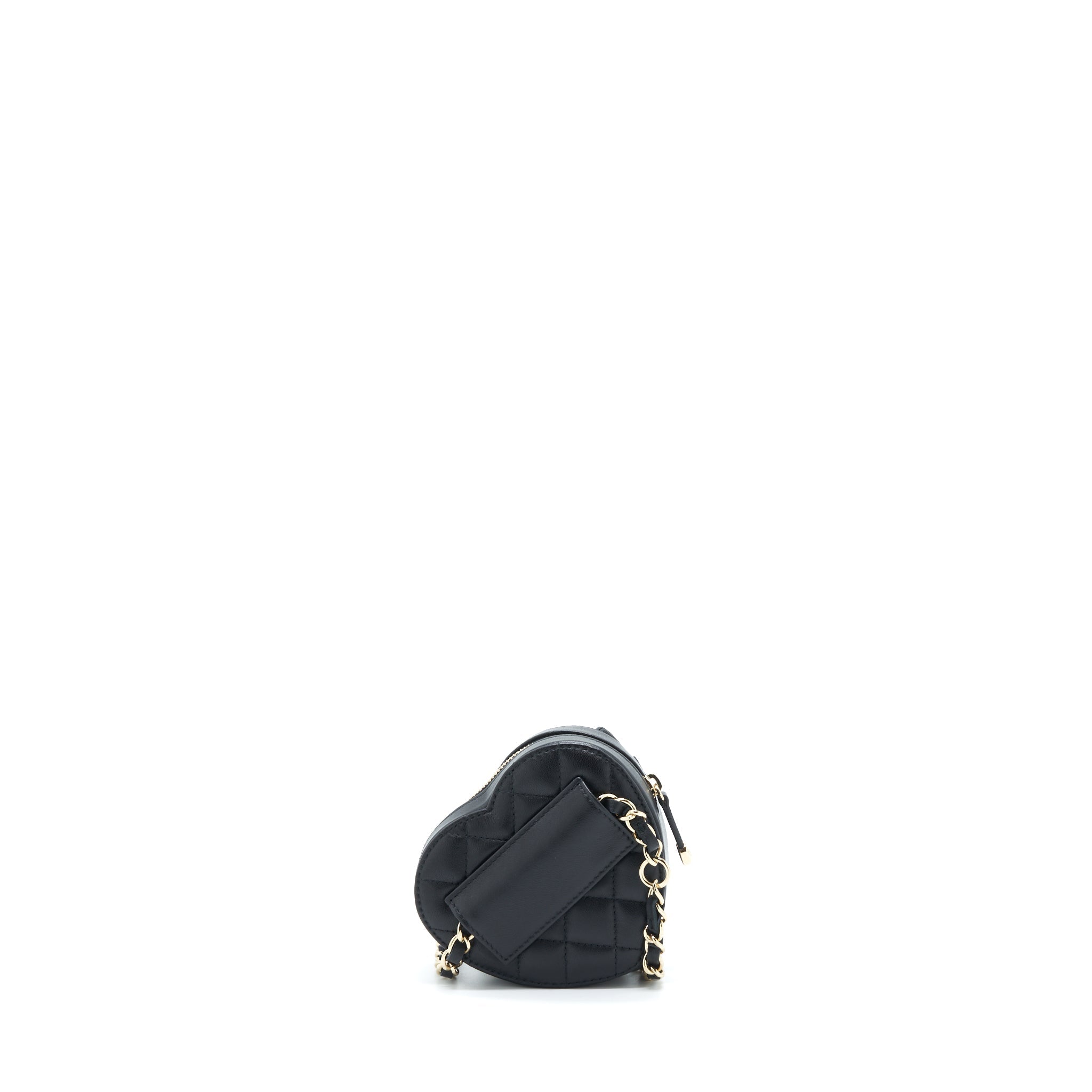 Chanel 22S Heart Belt Bag Lambskin Black L