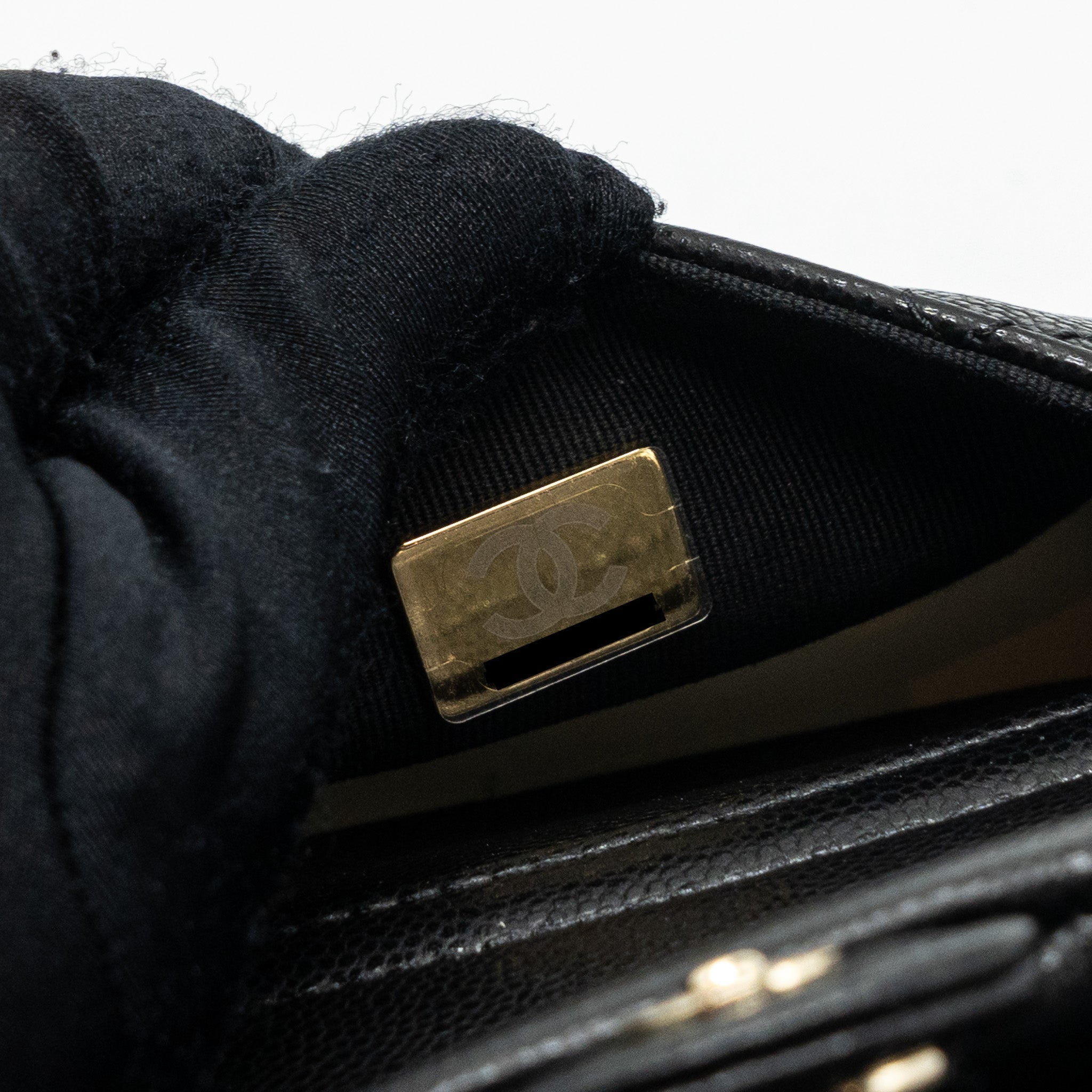 Chanel 23k Triple Pocket Backpack Caviar Black L(Microchip)