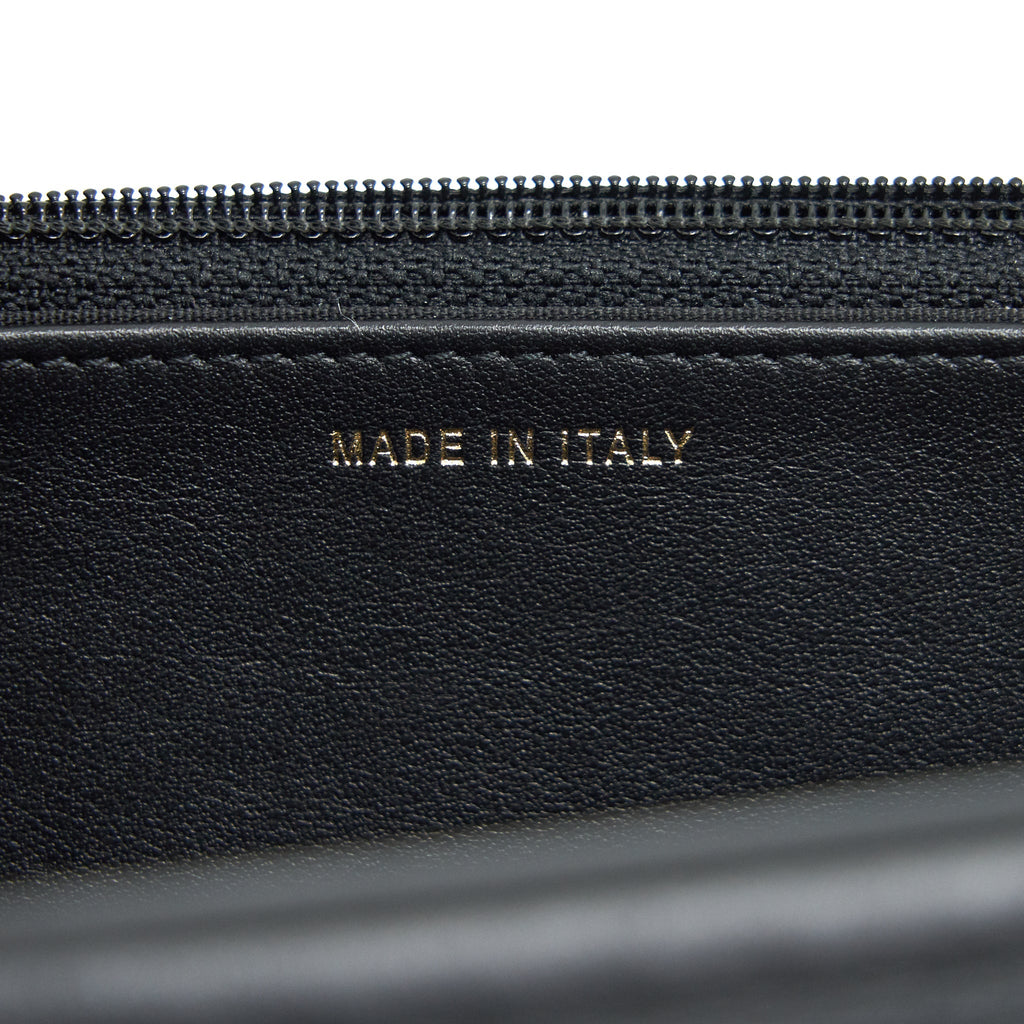 Chanel Leboy Wallet On Chain WOC Caviar Black