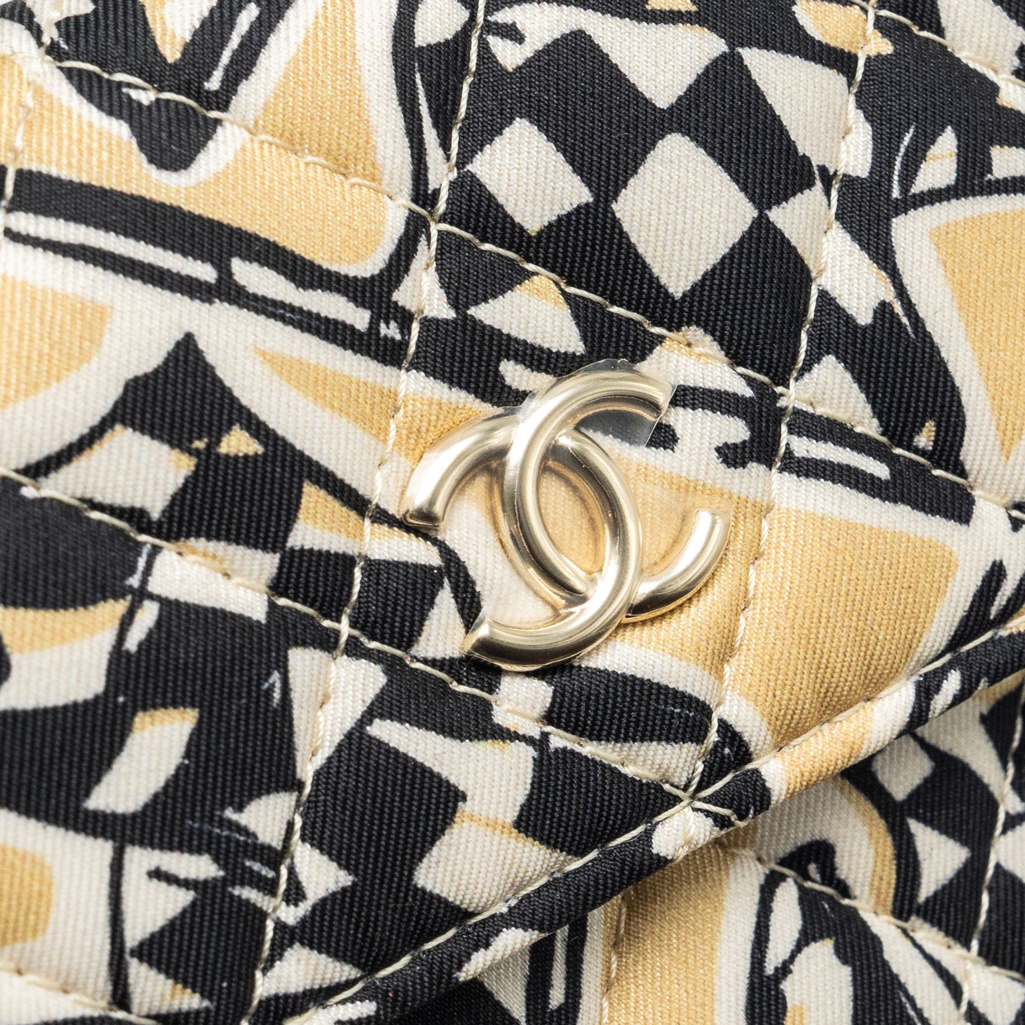 Chanel Mini Clutch With Chain Fabric Multicolour L (Microchip)