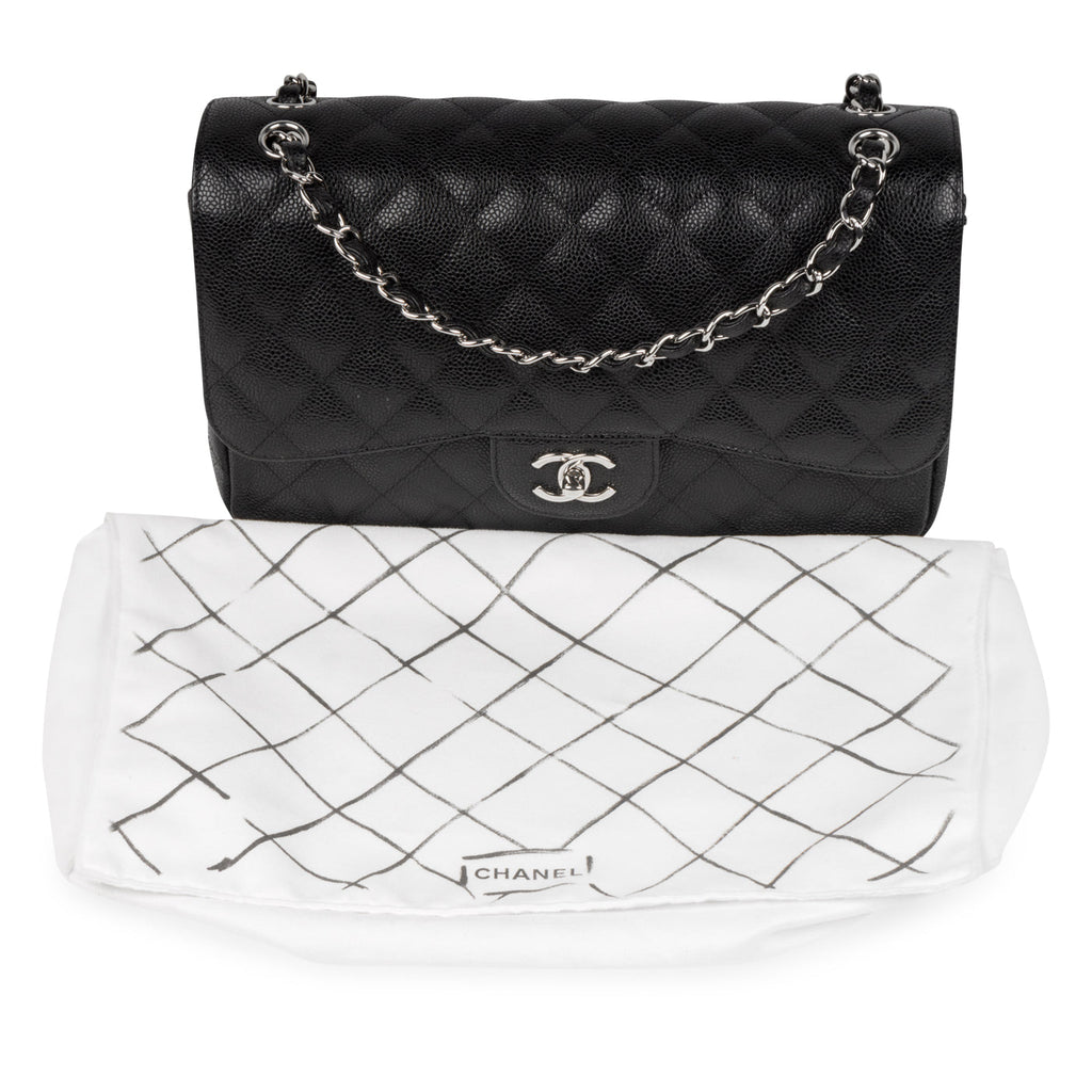 Chanel Classic Flap Bag - Jumbo - SHW