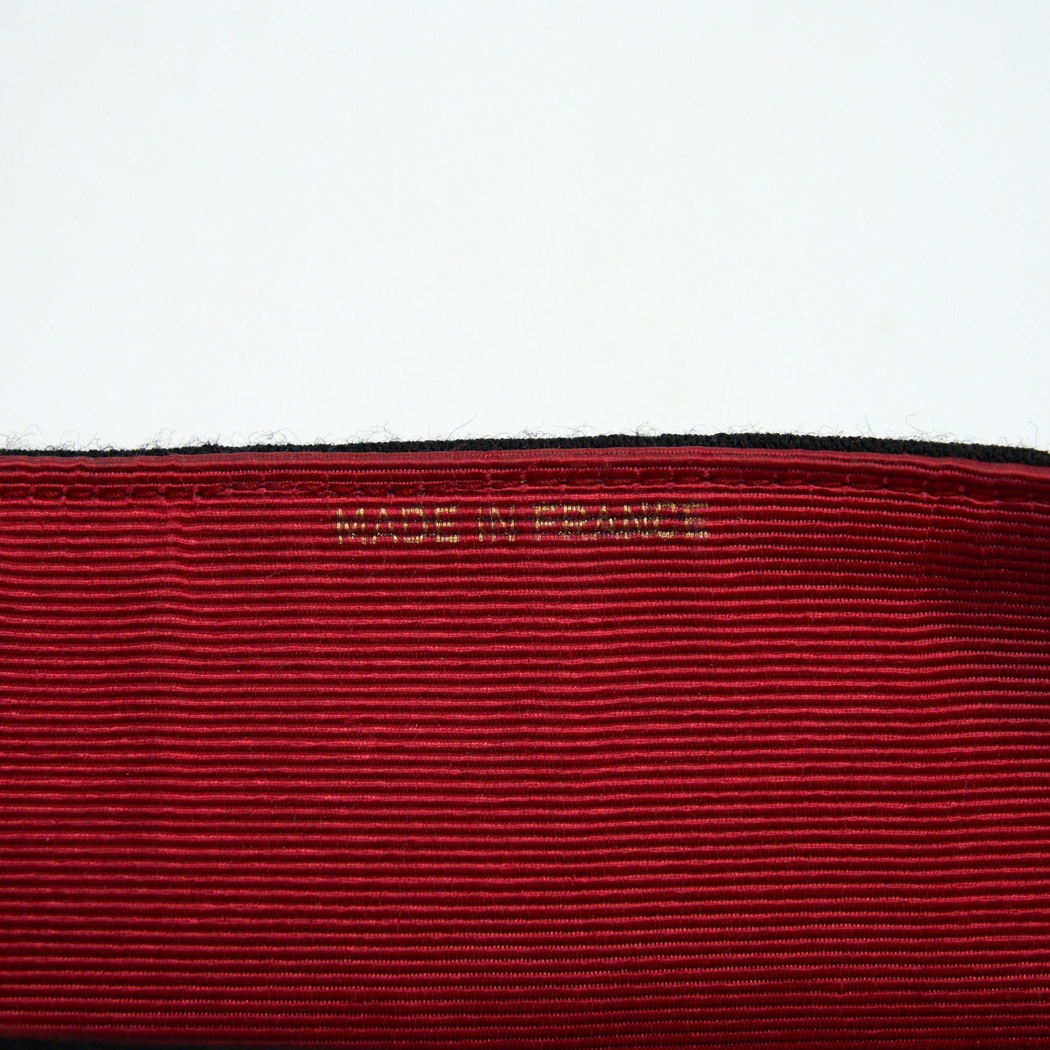 Chanel Vintage Fabric Mini Square Flap Bag Black