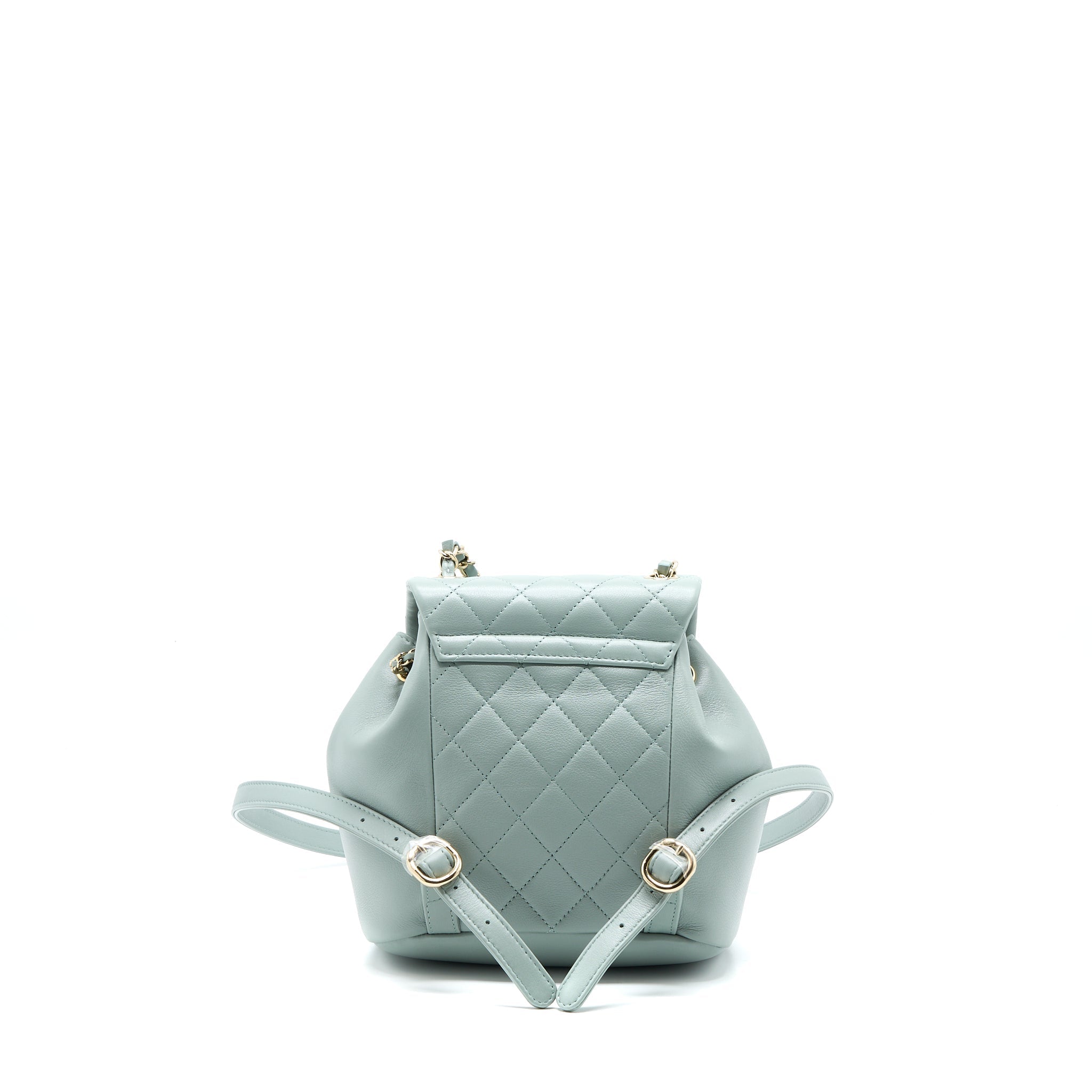 Chanel 23C Duma Mini Backpack Calfskin Light Grey L (Microchip)