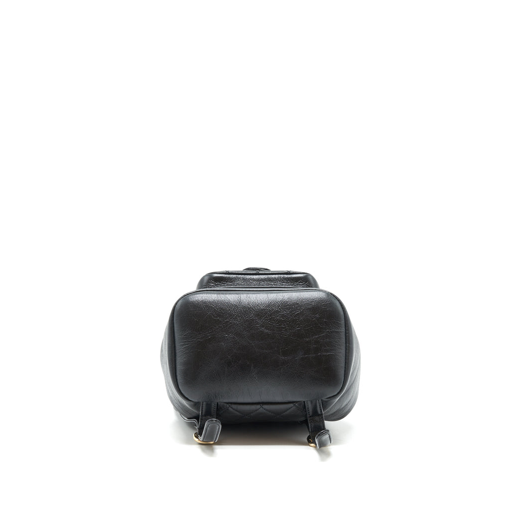 Chanel 22C mini Duma backpack calfskin Black L