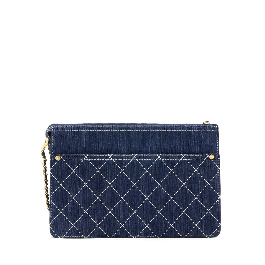 Chanel Danim Clutch With Pouch