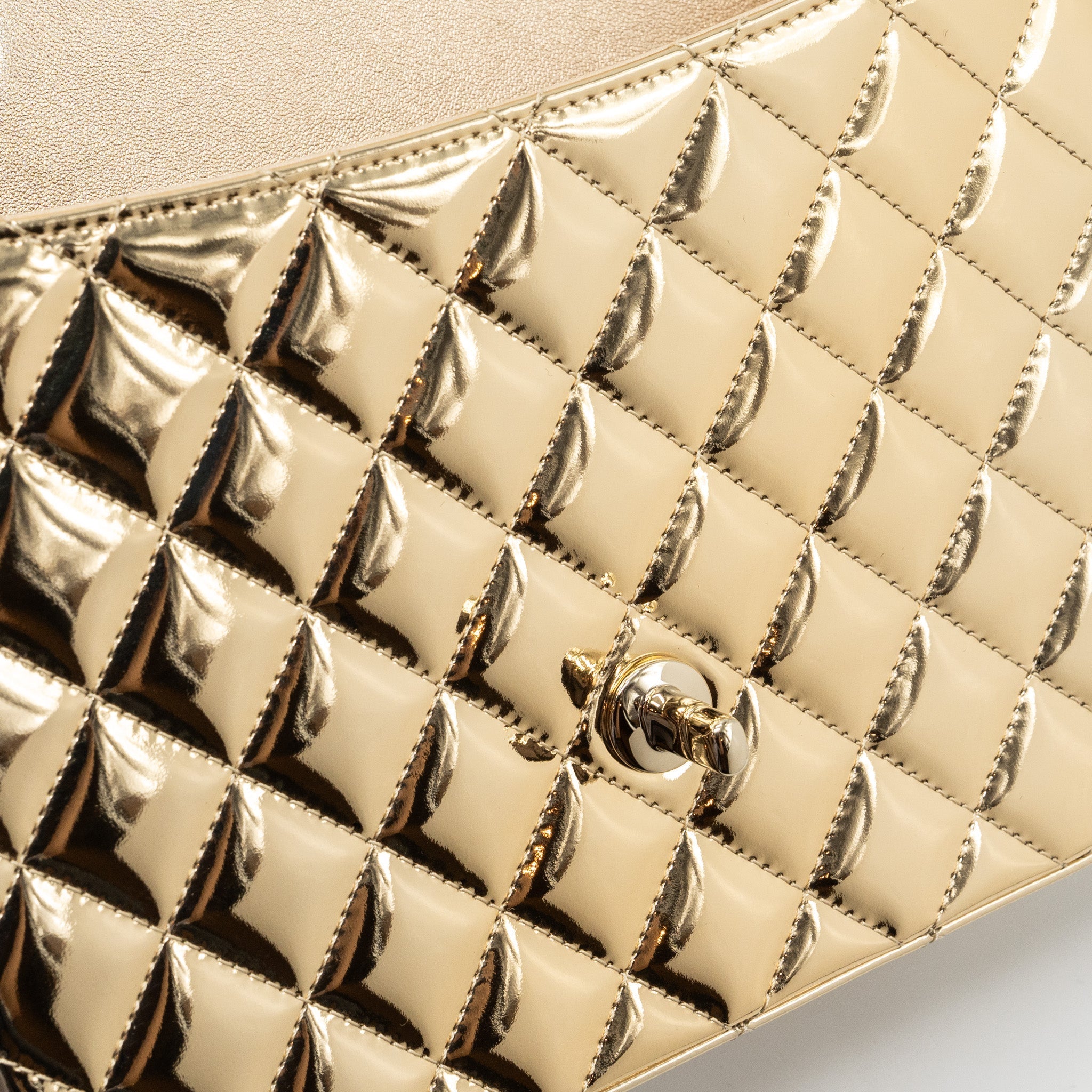 Chanel 24c Backpack With Star Patent Gold L (microchip)