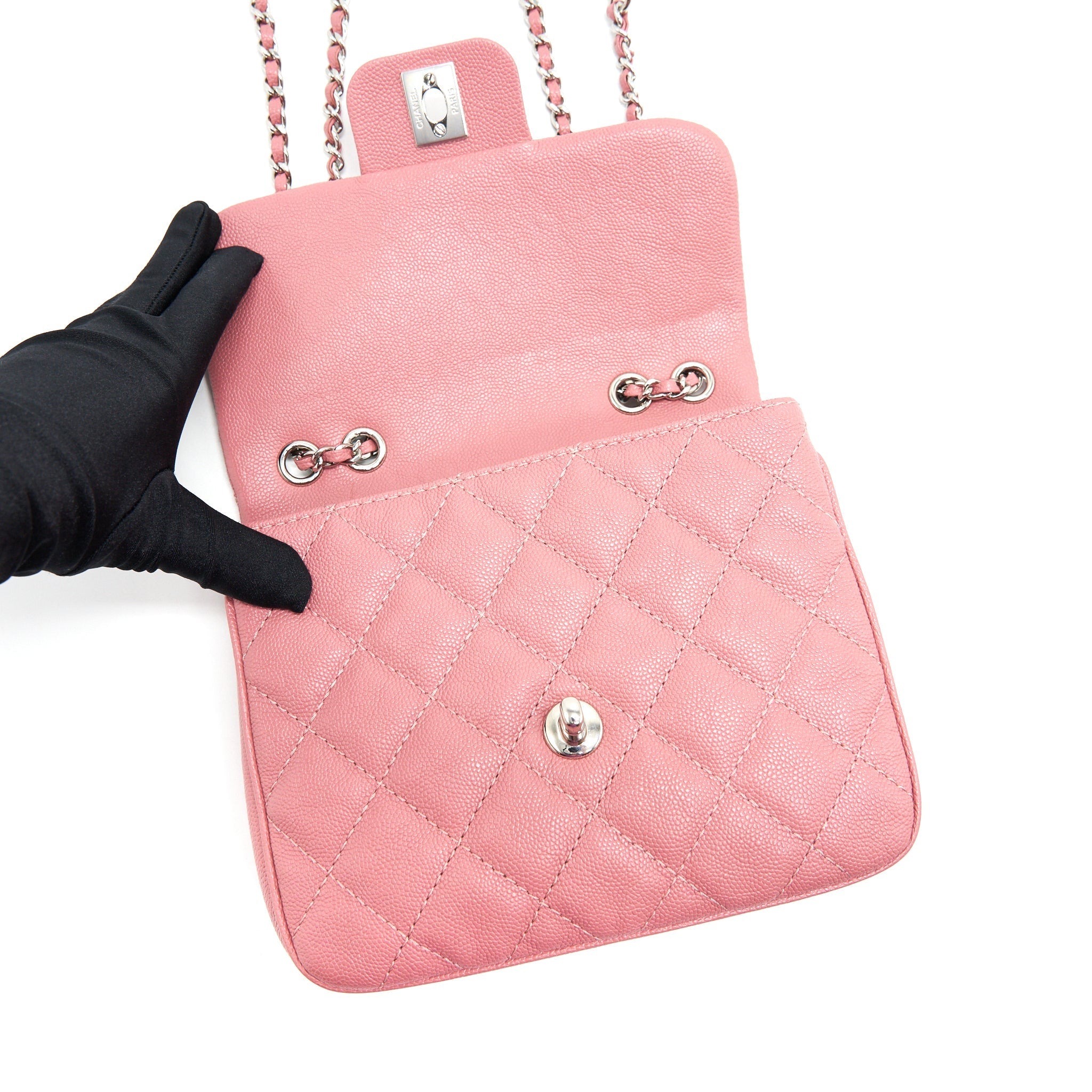 Chanel Urban Companion Flap Bag Caviar Pink