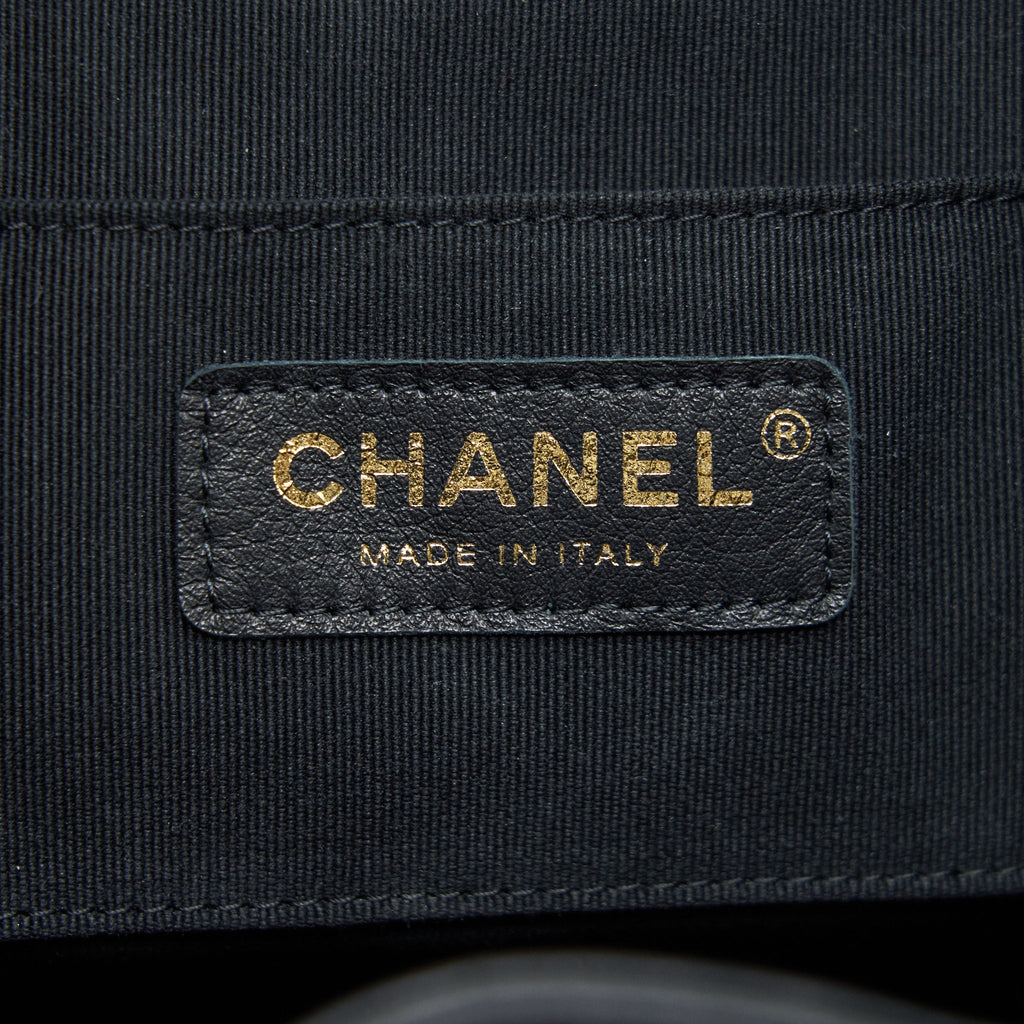 Chanel 22C mini Duma backpack calfskin Black L