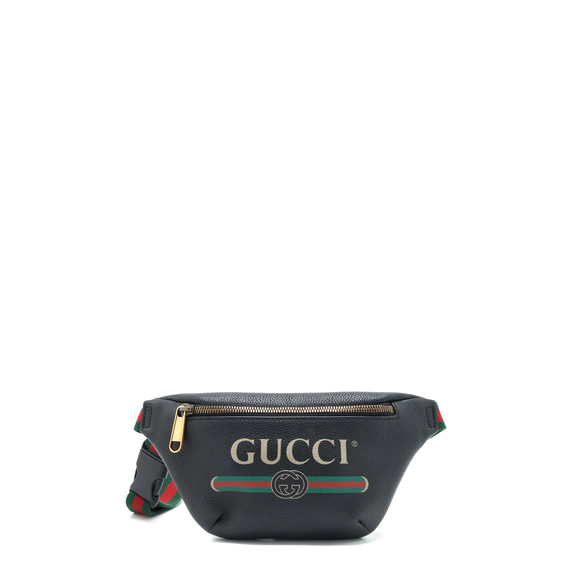 Gucci Mini Gucci Print Belt Bag Black