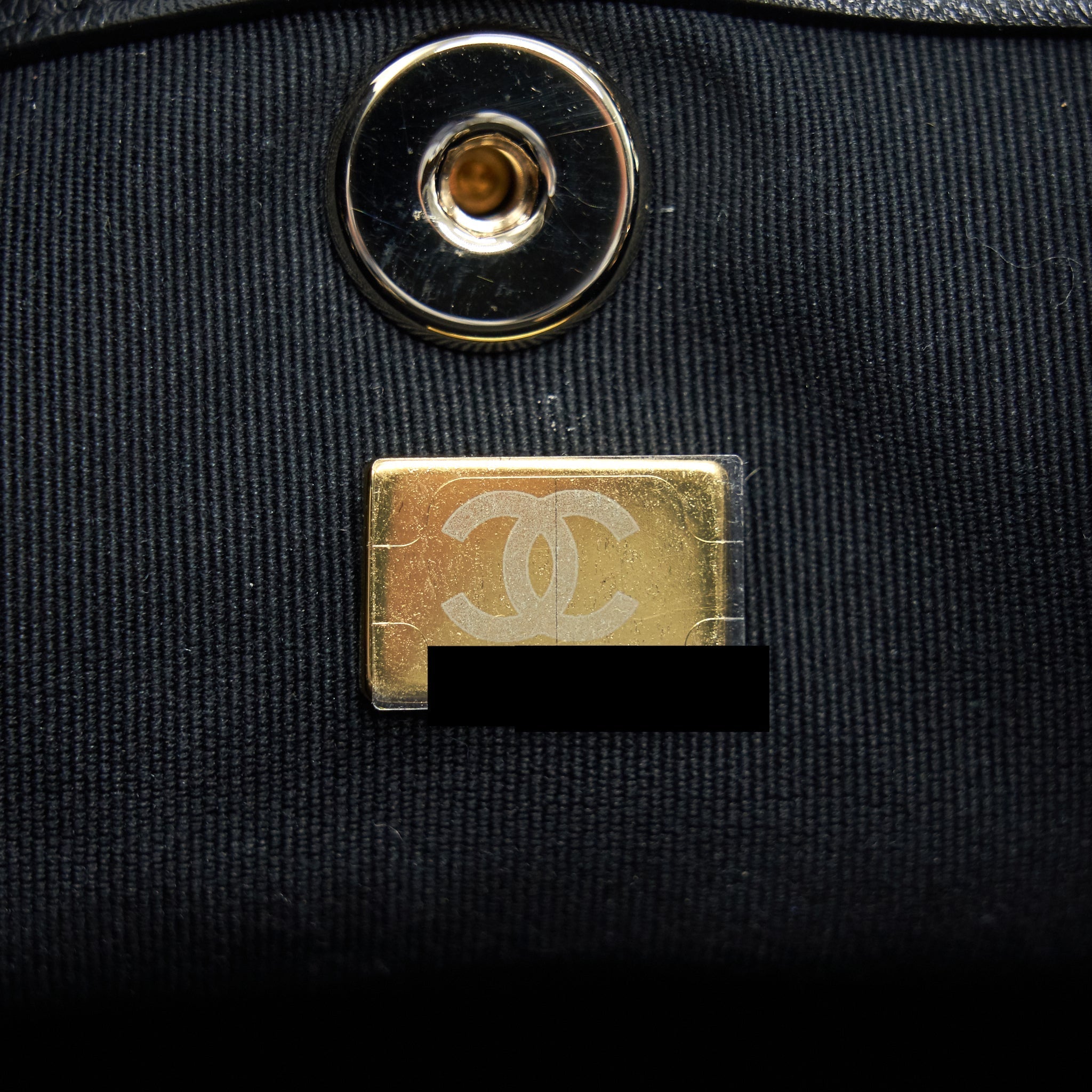 Chanel 22C mini Duma backpack calfskin Black L