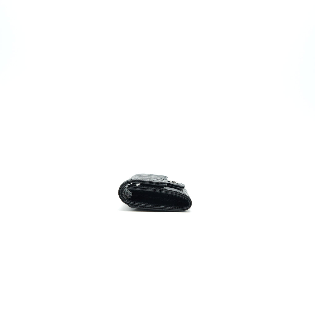 CHANEL Classic  Holder Grained Calfskin  Black
