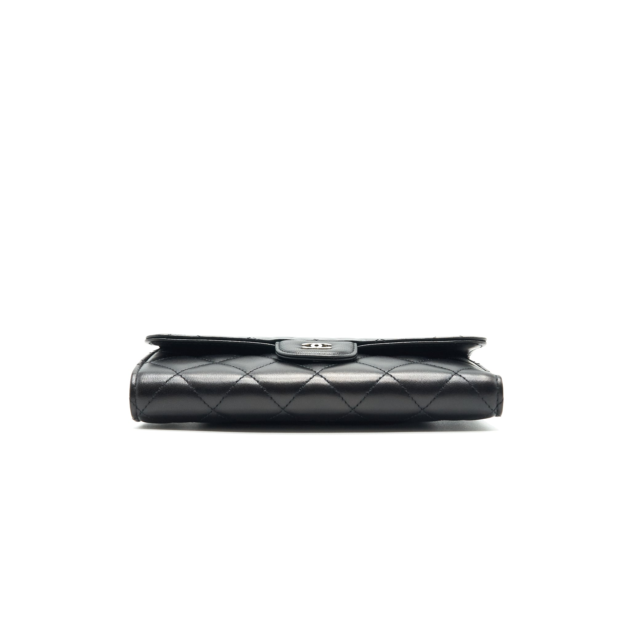 Chanel Classic Flap Wallet Lambskin Black