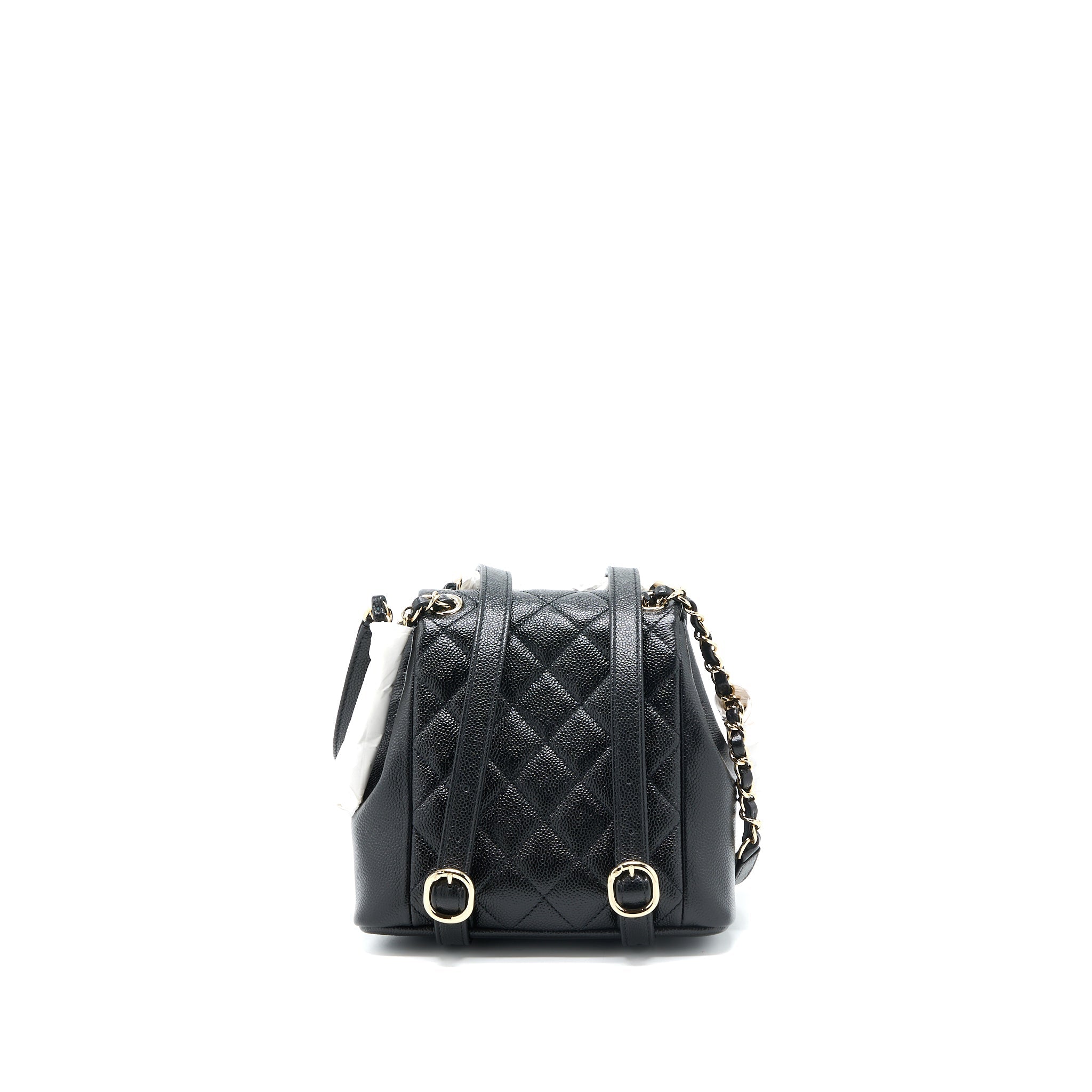 Chanel 23P Mini Triple Pack Backpack Caviar Black L (Microchip)