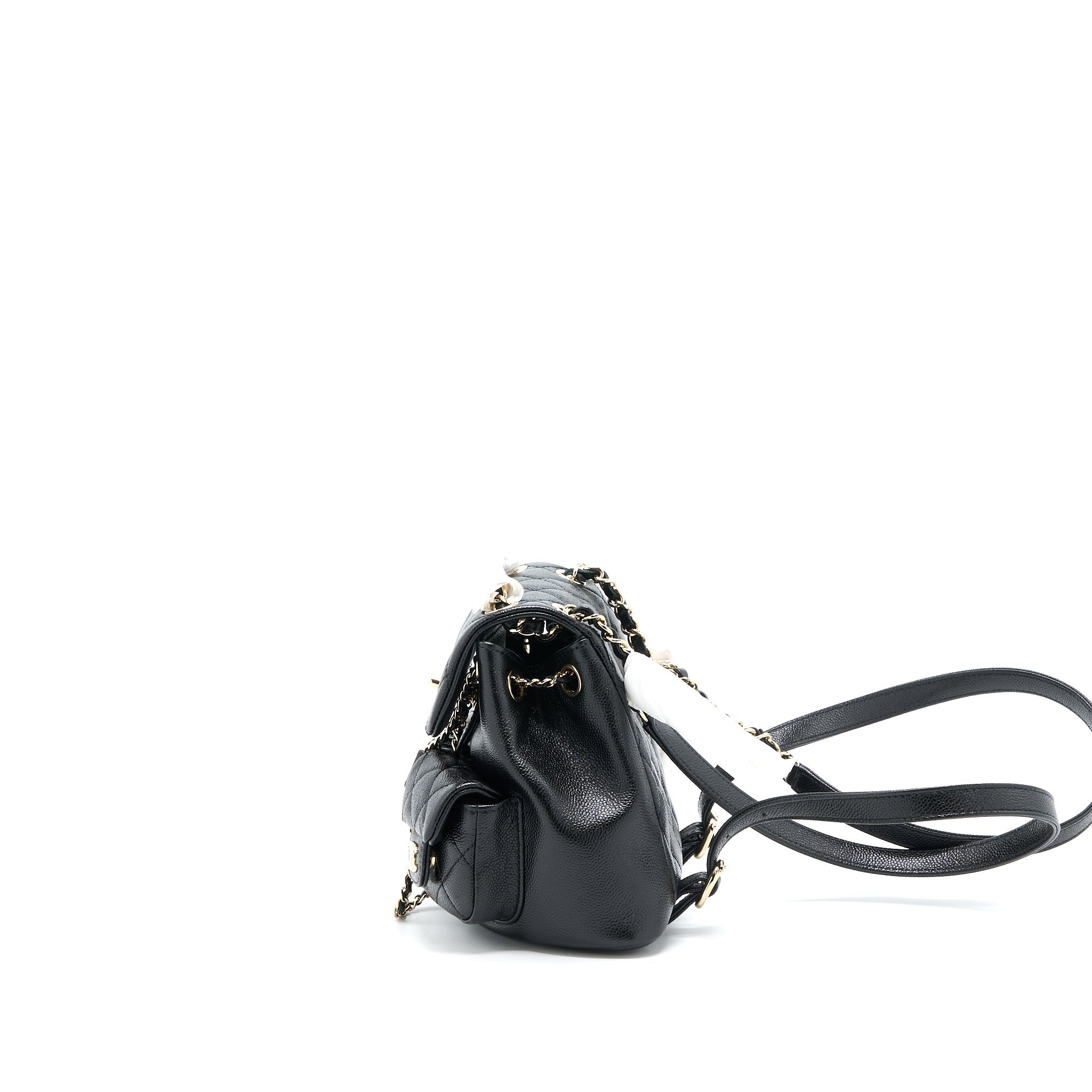 Chanel 23P Mini Triple Pack Backpack Caviar Black L (Microchip)