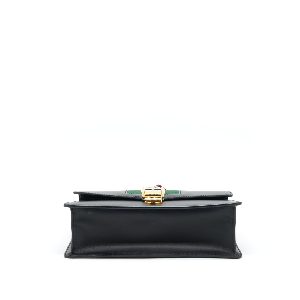 Gucci Small Sylvie Shoulder Bag Black