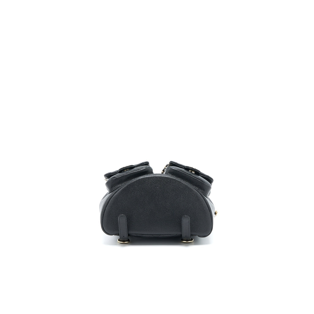 Chanel 23P Triple Pack Backpack Caviar Black L (Microchip)
