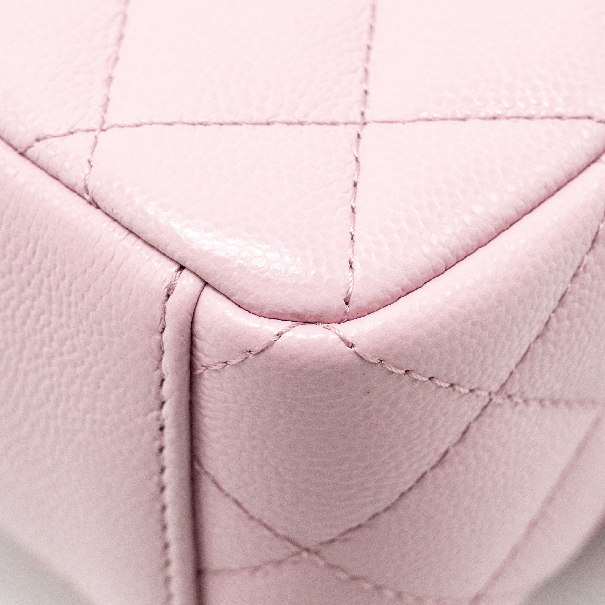 Chanel 24p Classic Mini Backpack Shiny Grained Calfskin Light Purple L (Microchip)