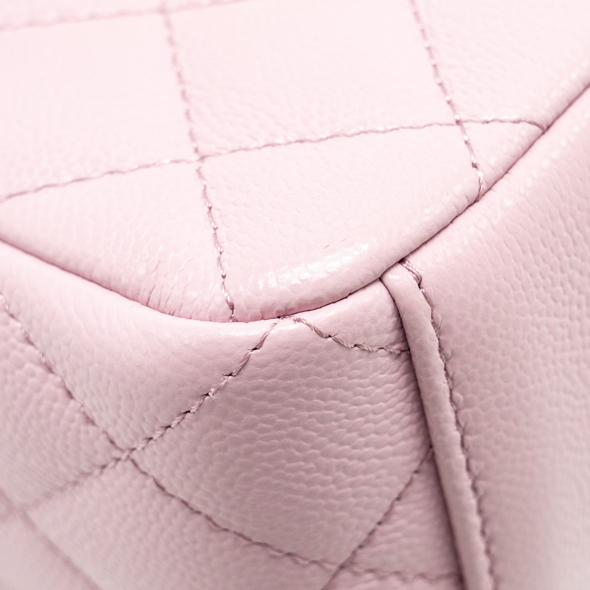 Chanel 24p Classic Mini Backpack Shiny Grained Calfskin Light Purple L (Microchip)