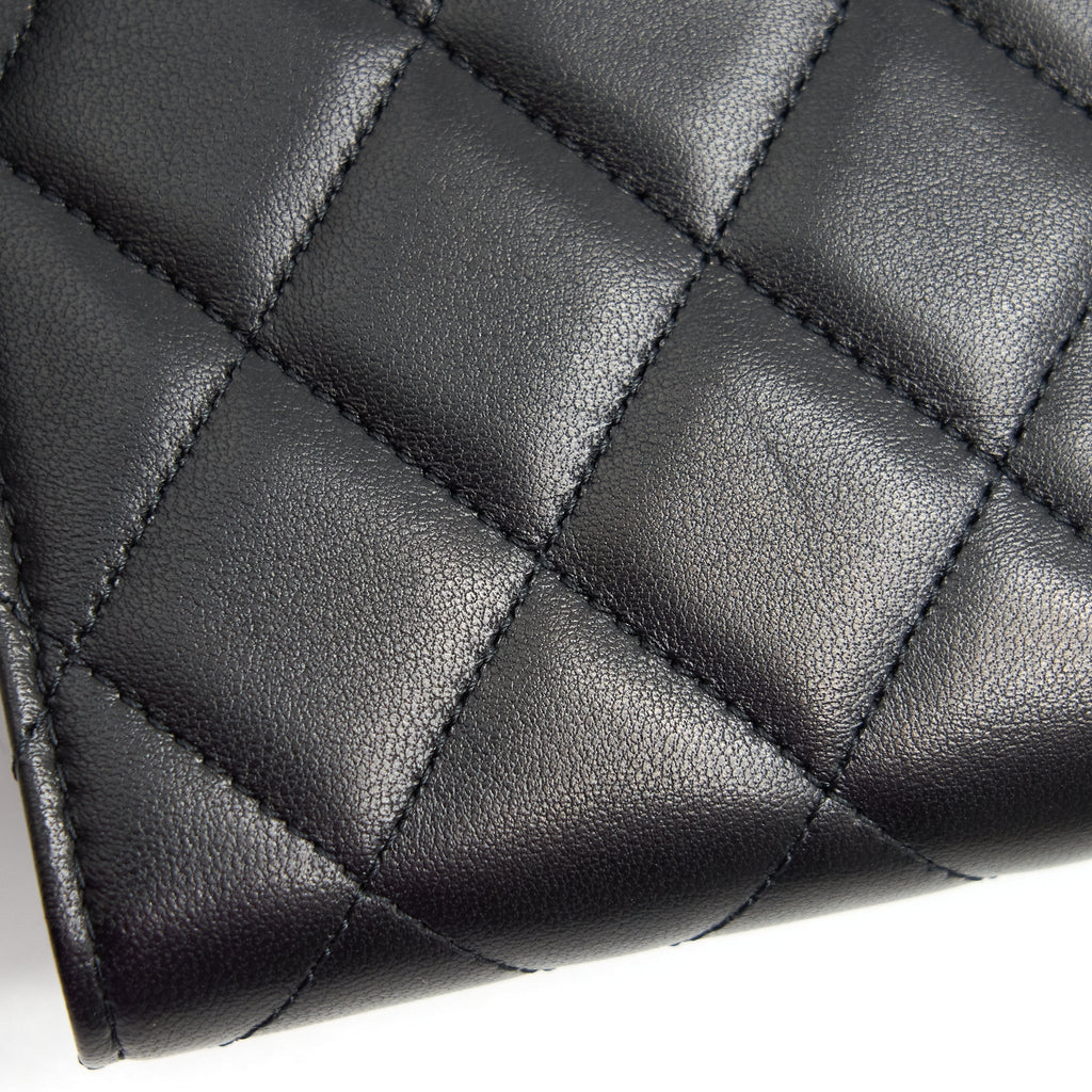 Chanel Classic Flap Wallet Lambskin Black