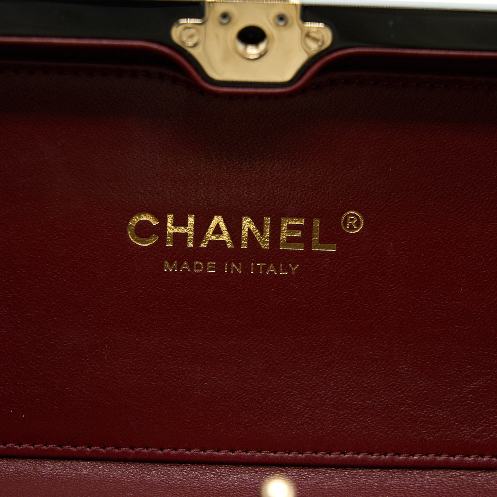 Chanel Votez Coco Evening Clutch with Chain Black L