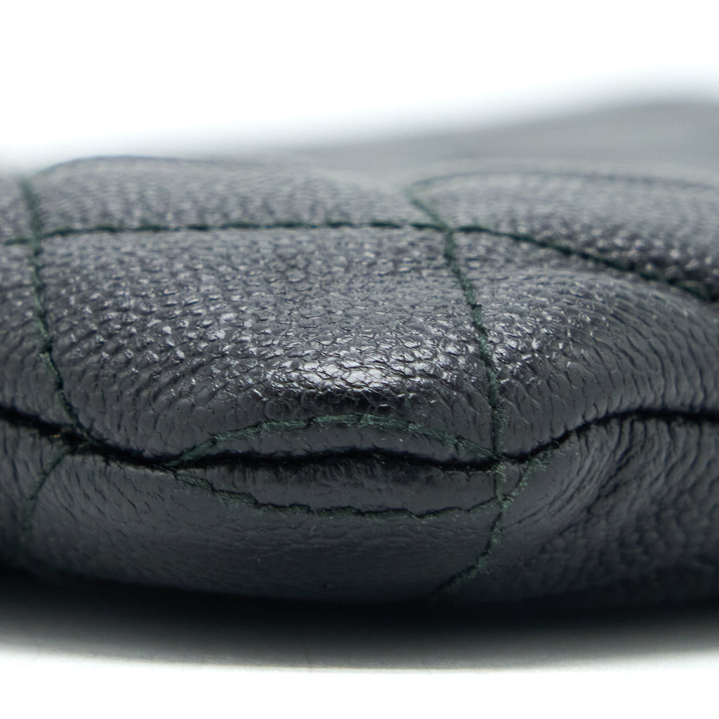 Chanel Boy Clutch Caviar Black