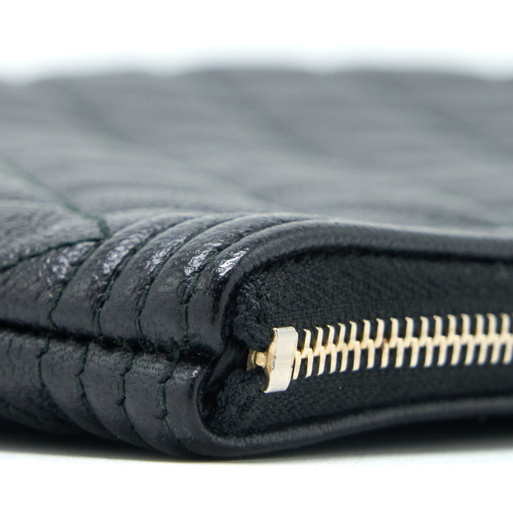 Chanel Boy Clutch Caviar Black