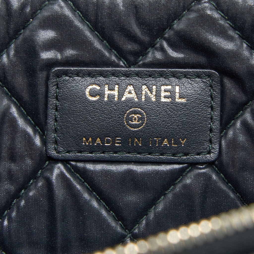 Chanel Boy Clutch Caviar Black