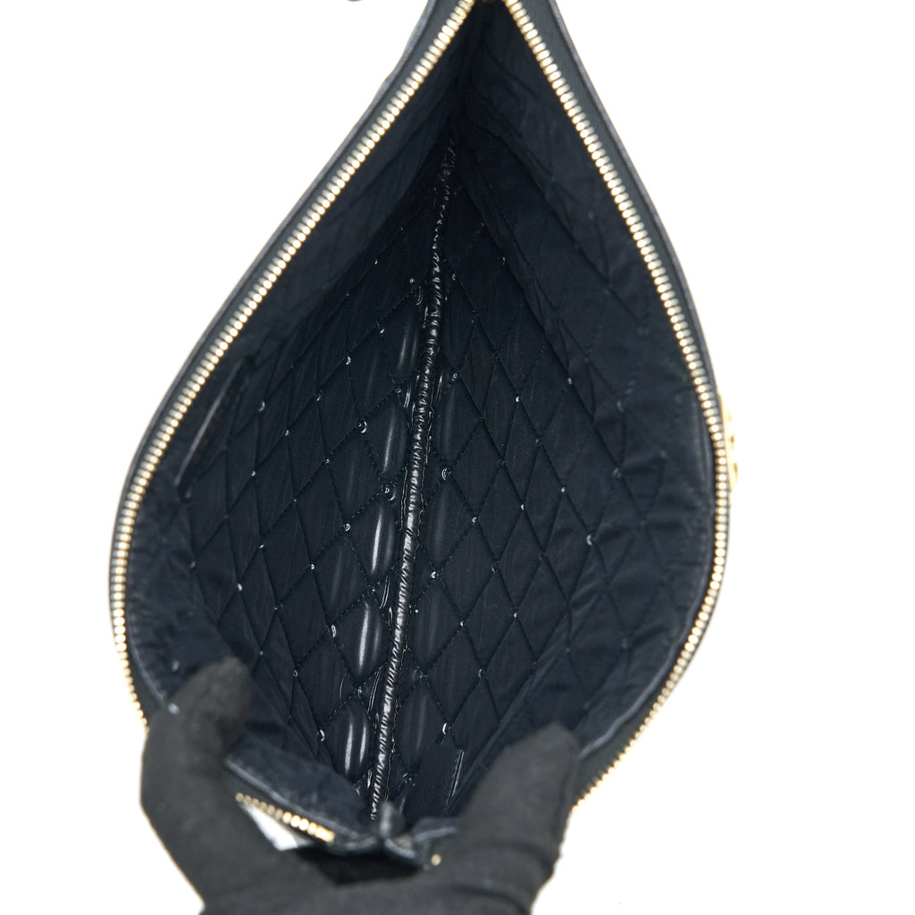 Chanel Boy Clutch Caviar Black
