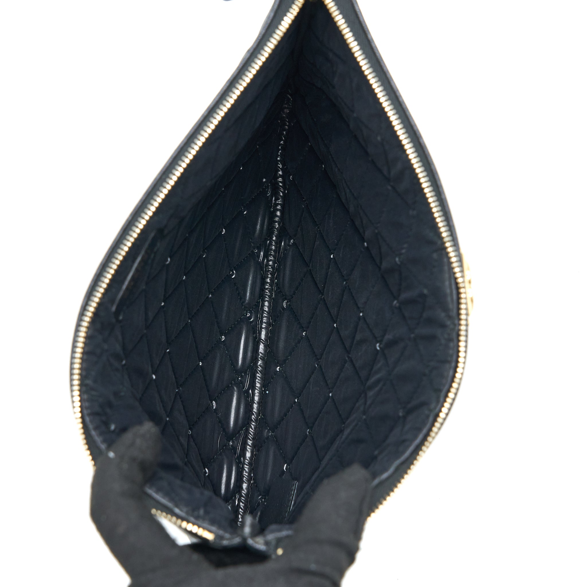 Chanel Boy Clutch Caviar Black