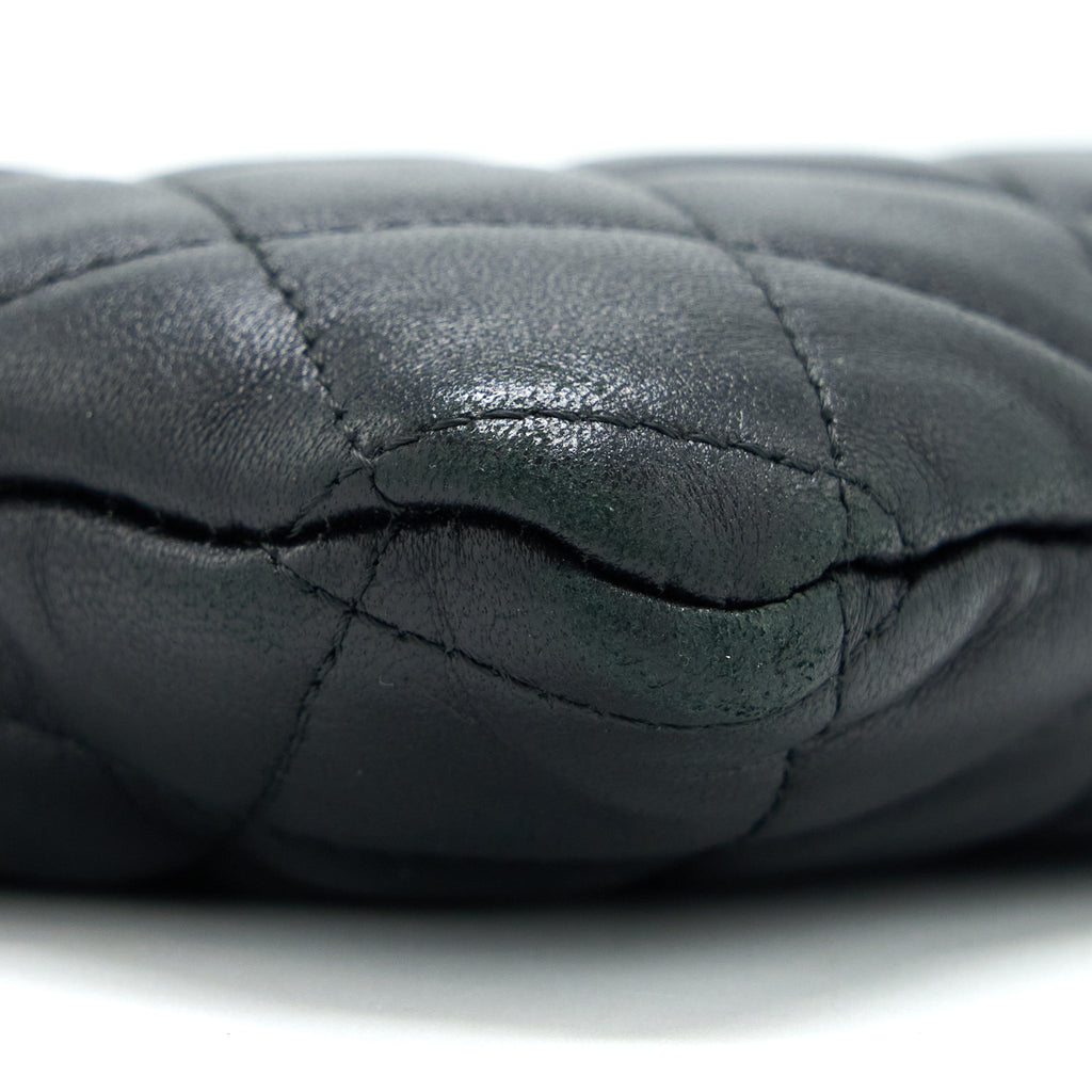 Chanel Boy Clutch Lambskin Black