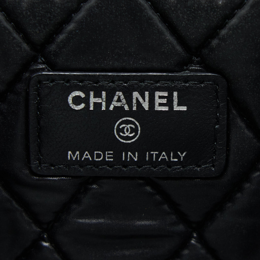 Chanel Boy Clutch Lambskin Black