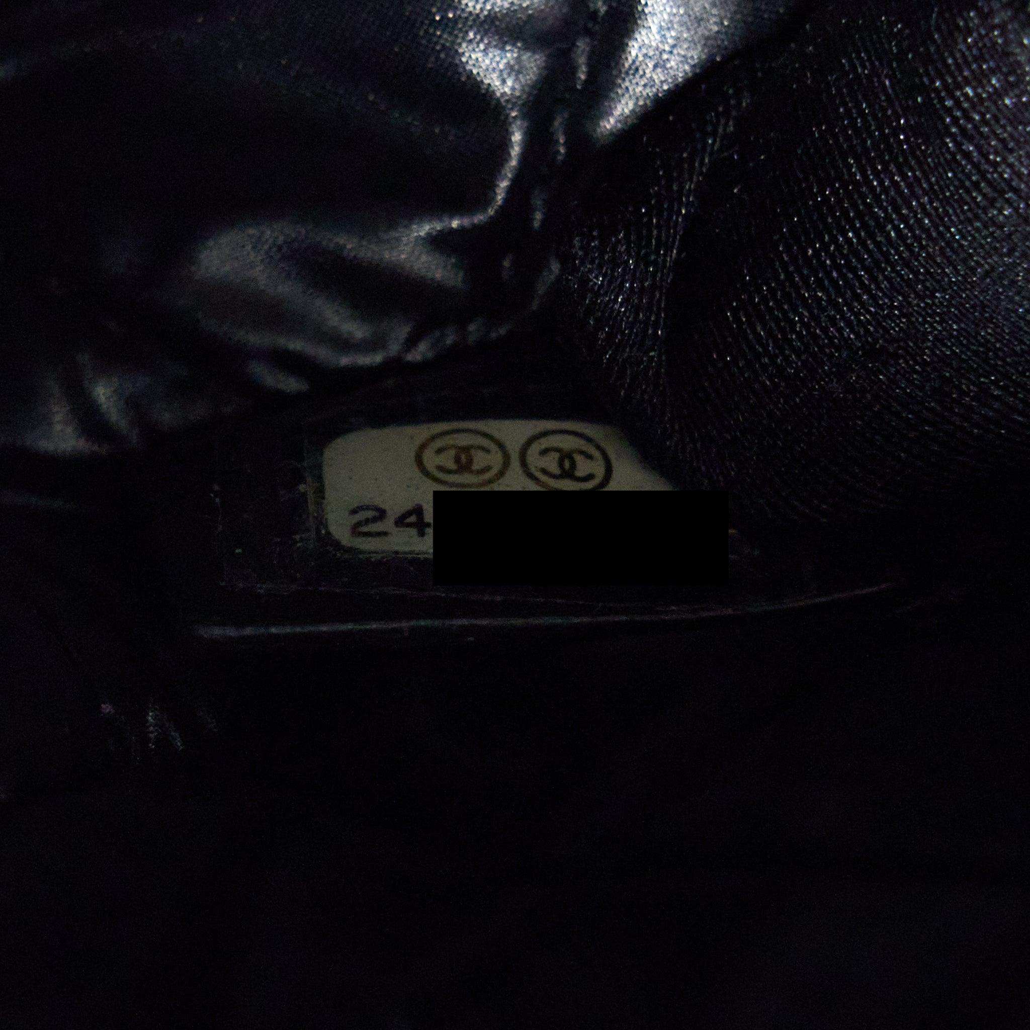 Chanel Boy Clutch Lambskin Black