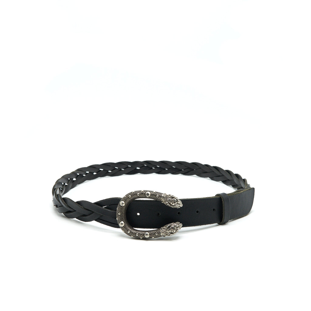 GUCCI 105cm Men�s Dionysus Leather Belt In Black