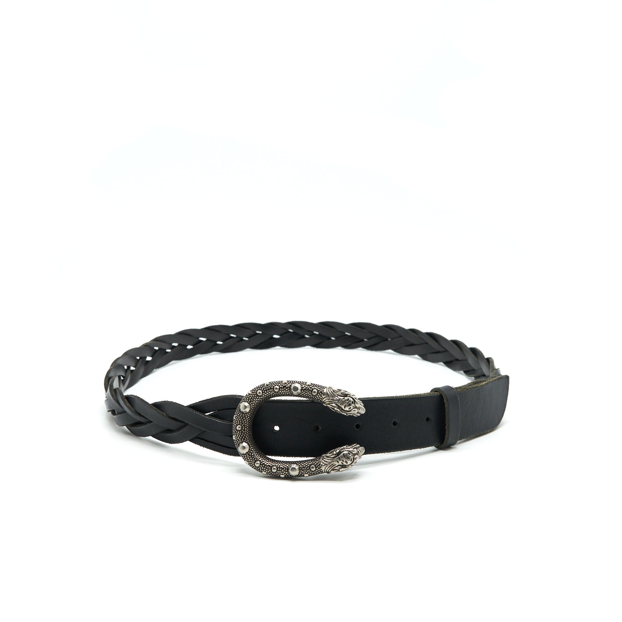 GUCCI 105cm Men�s Dionysus Leather Belt In Black
