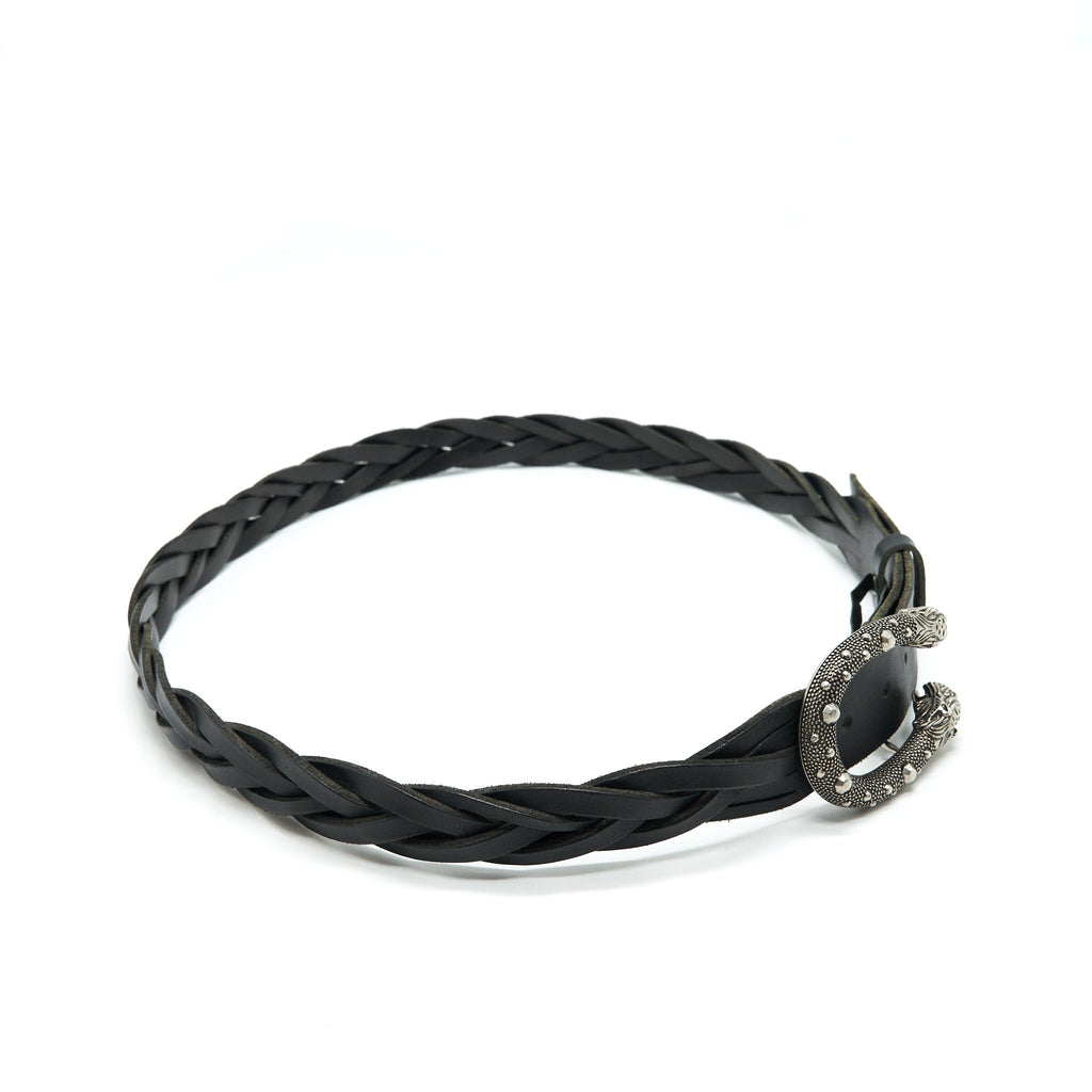 GUCCI 105cm Men�s Dionysus Leather Belt In Black
