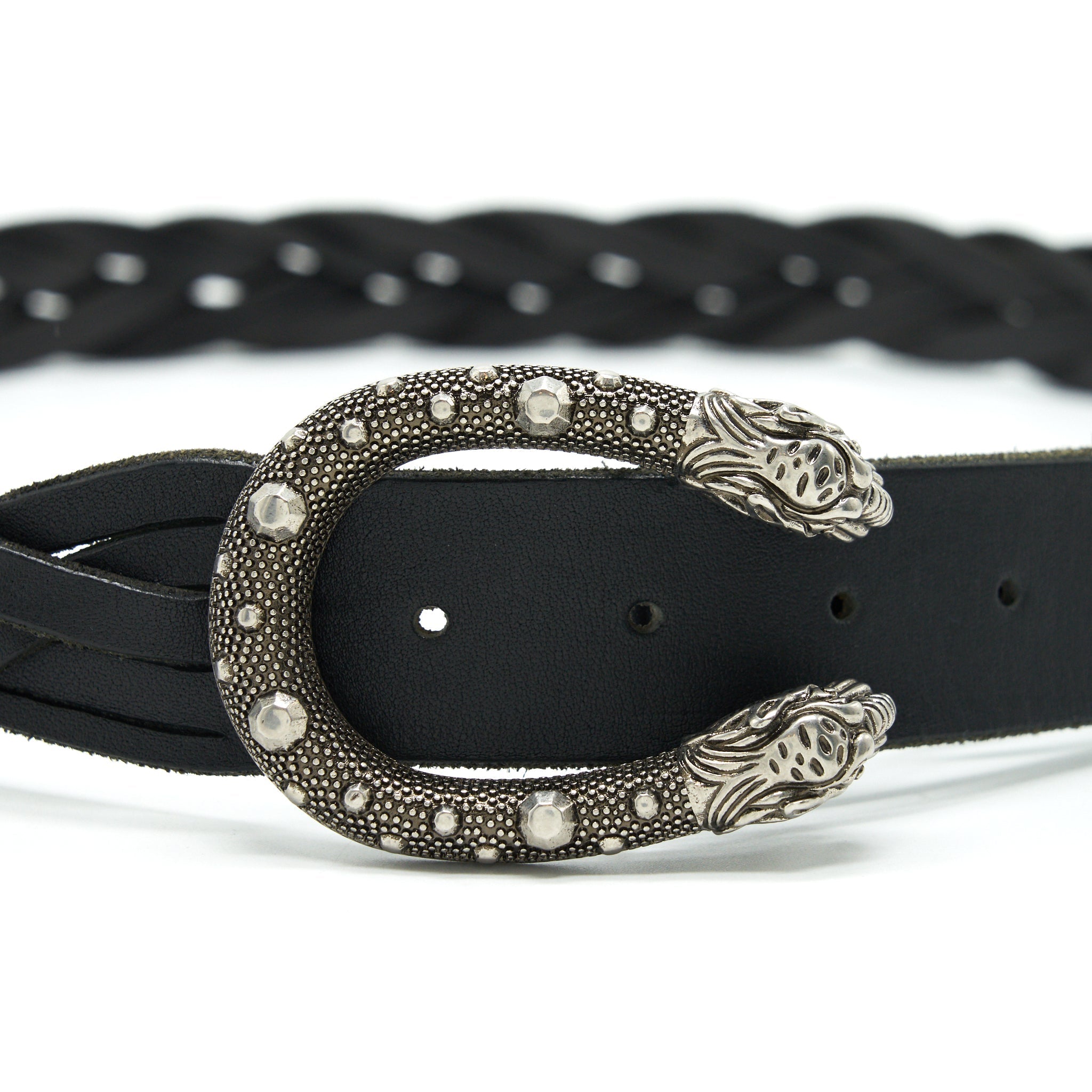 GUCCI 105cm Men�s Dionysus Leather Belt In Black