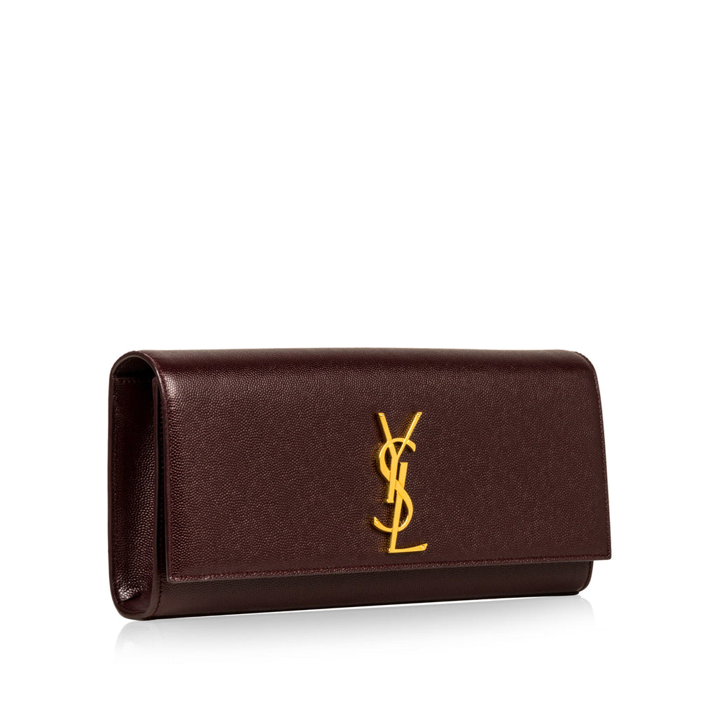 Saint Laurent Purple Monogram Clutch
