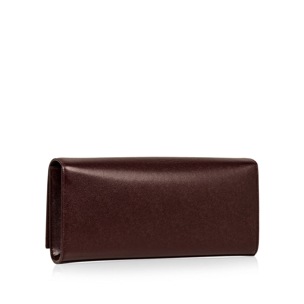 Saint Laurent Purple Monogram Clutch