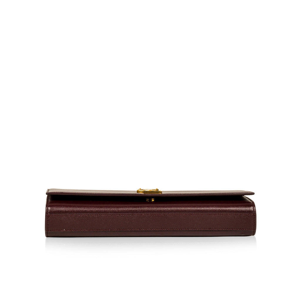 Saint Laurent Purple Monogram Clutch