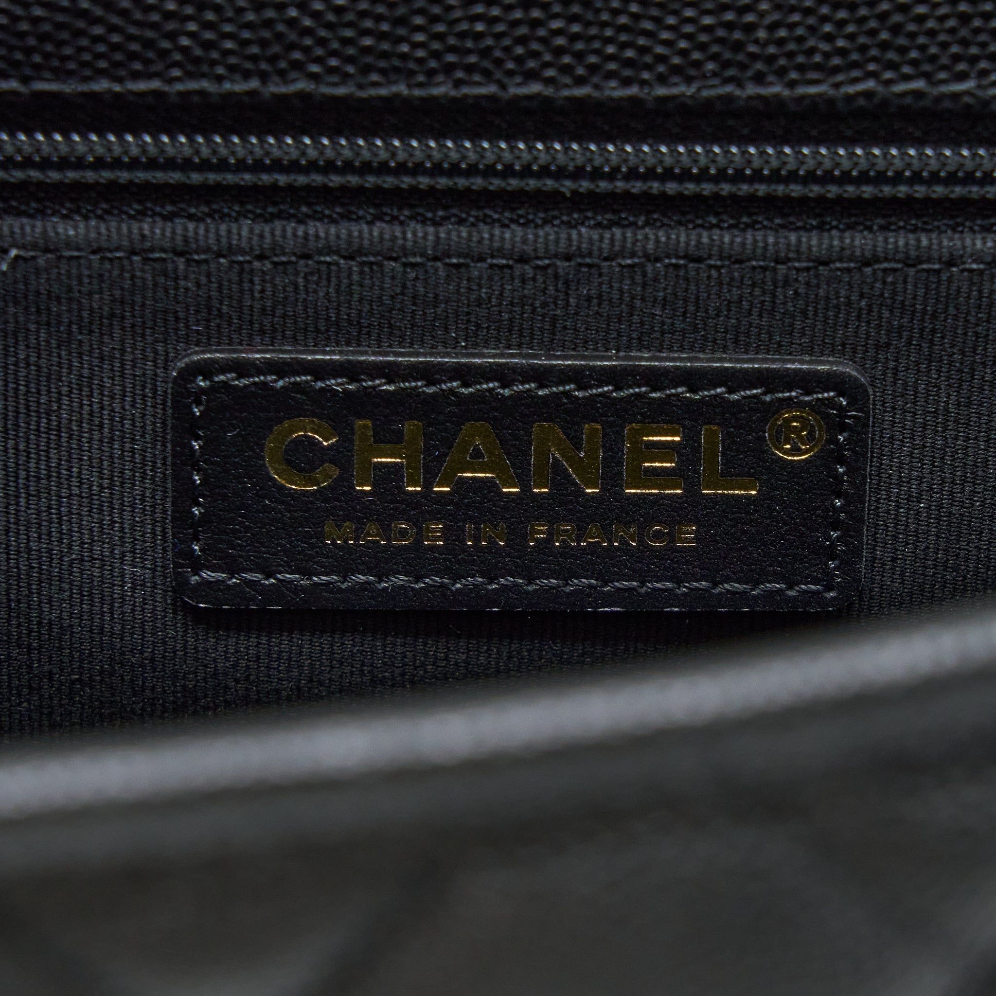 Chanel 22K Large Backpack Caviar Black Brushed  (Microchip)