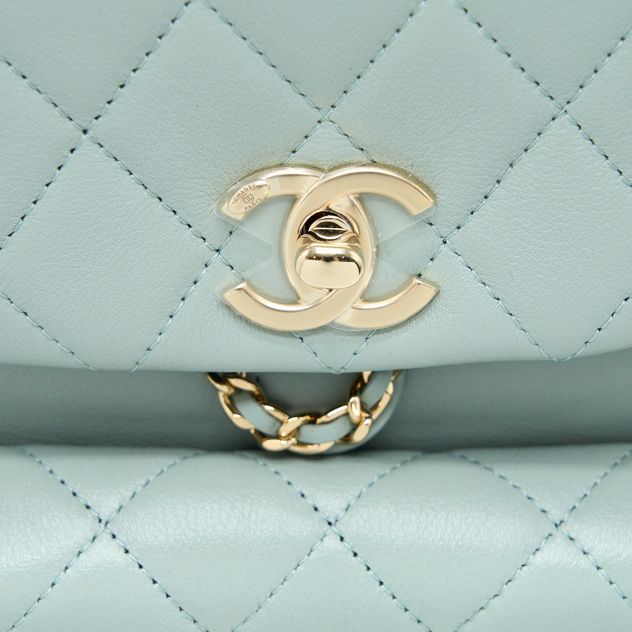 Chanel 23C Duma Mini Backpack Calfskin Light Grey L (Microchip)