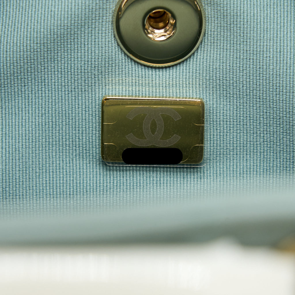 Chanel 23C Duma Mini Backpack Calfskin Light Grey L (Microchip)