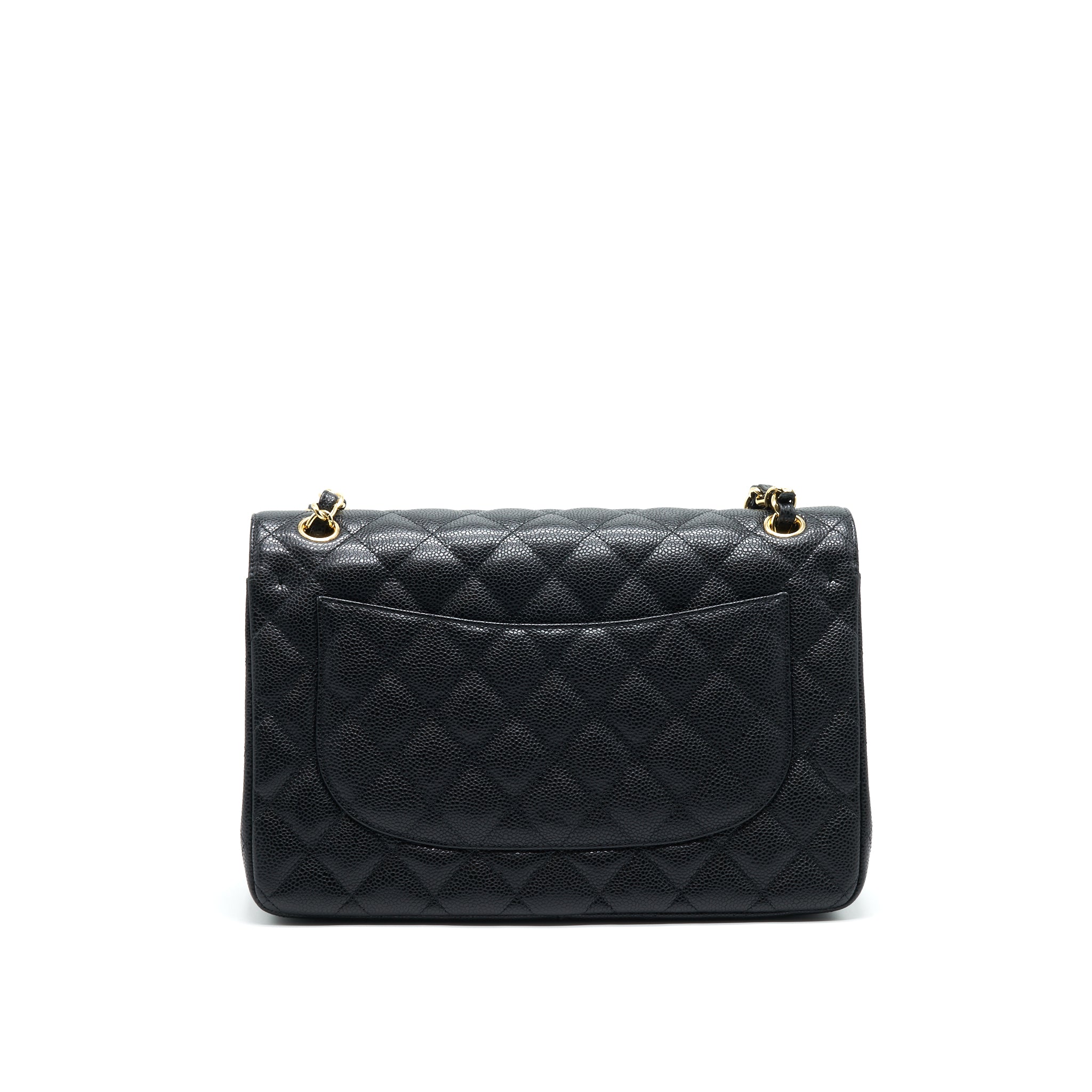 CHANEL JUMBO CLASSIC DOUBLE FLAP CAVIAR BLACK