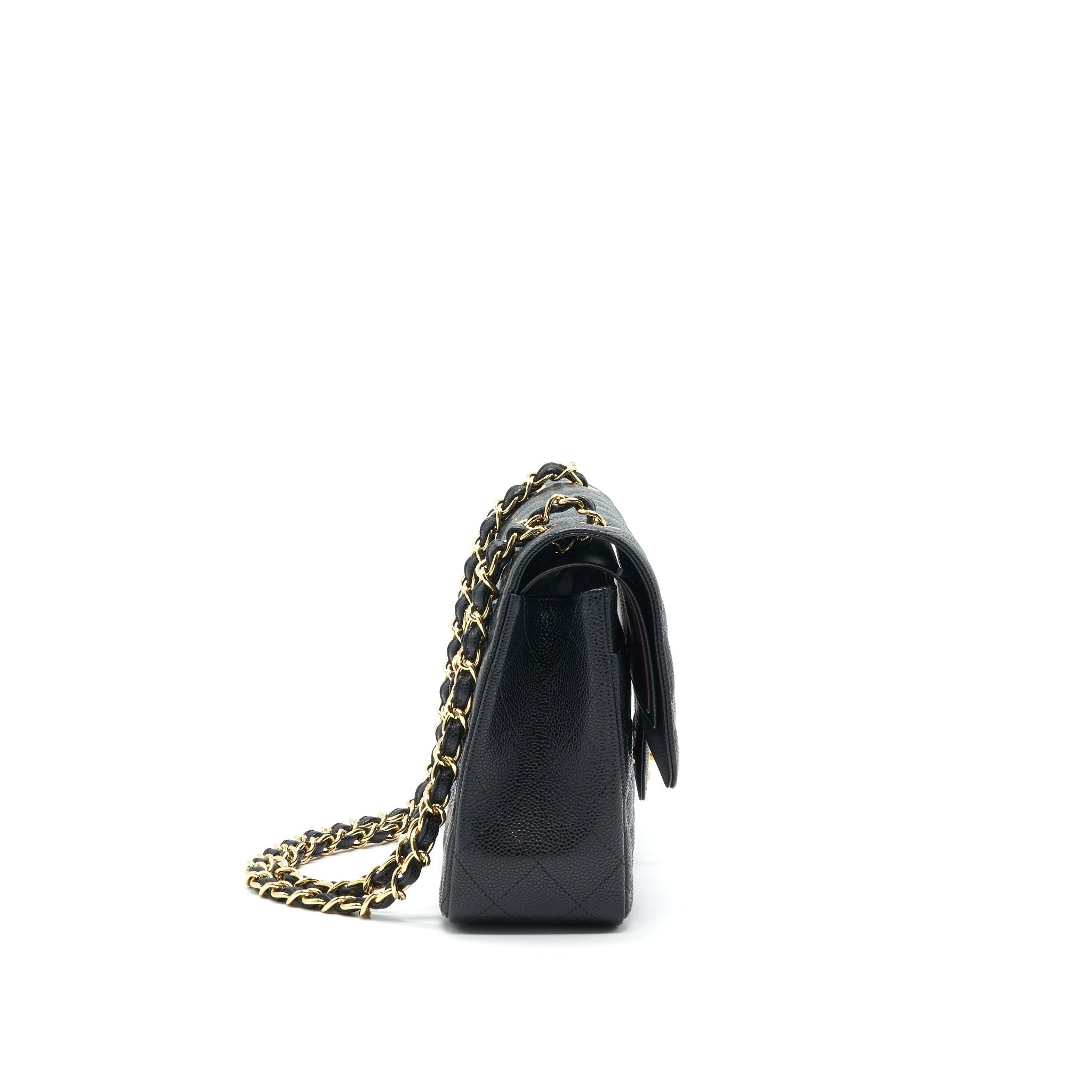 CHANEL JUMBO CLASSIC DOUBLE FLAP CAVIAR BLACK